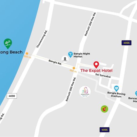 The Expat Hotel Patong Bagian luar foto