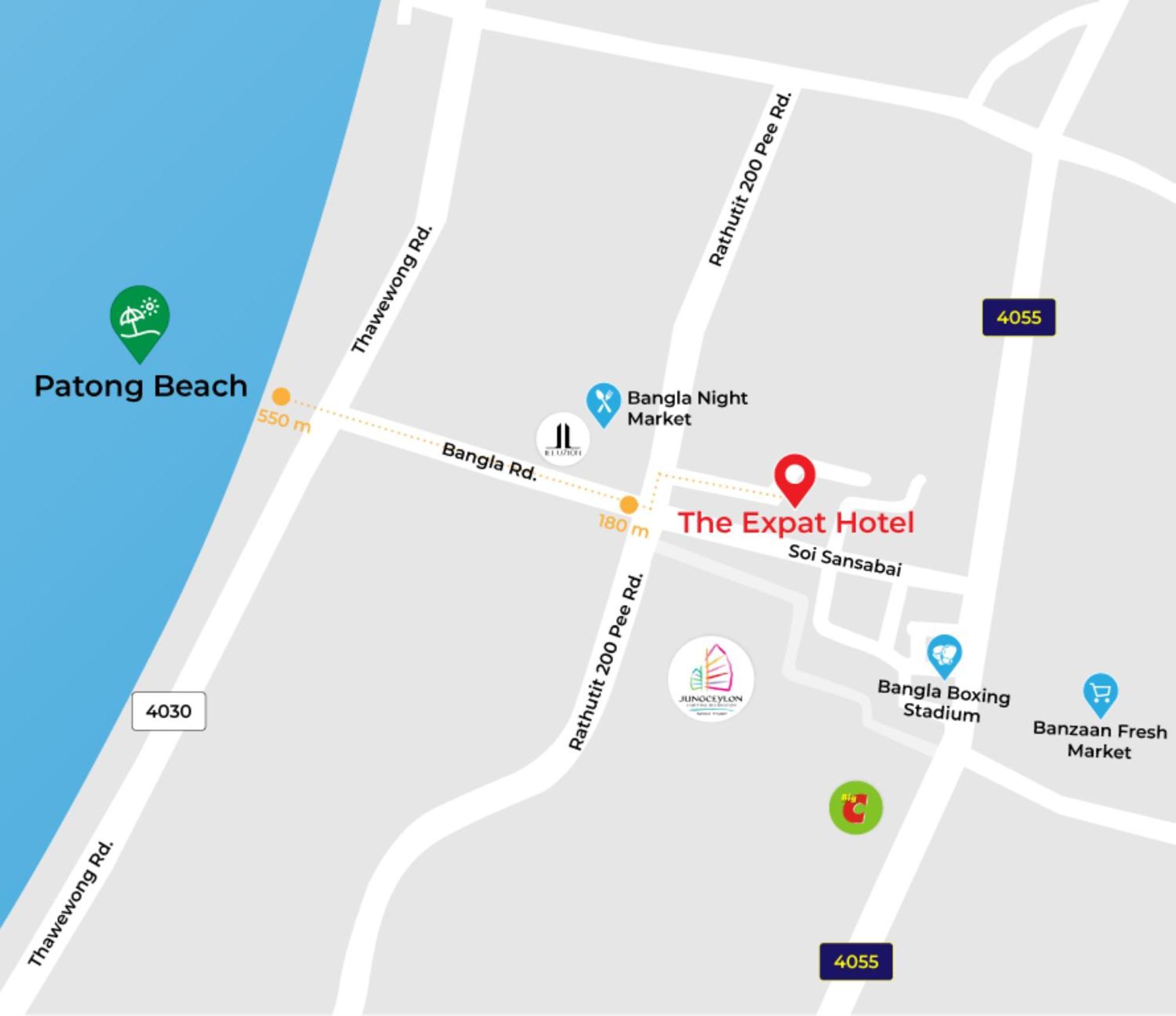 The Expat Hotel Patong Bagian luar foto